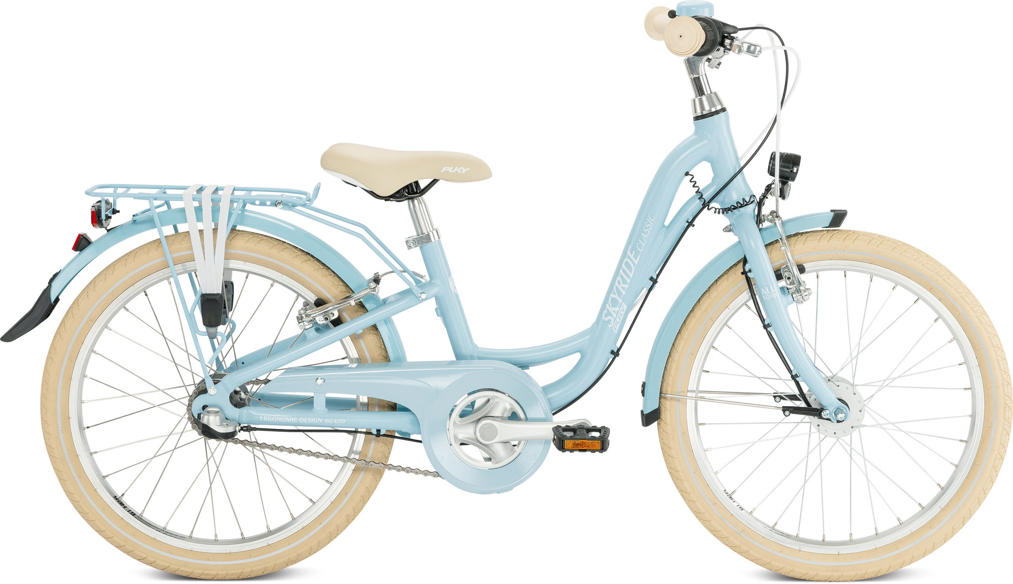 Puky Skyride 20" 3 speed Retro Blauw 6+