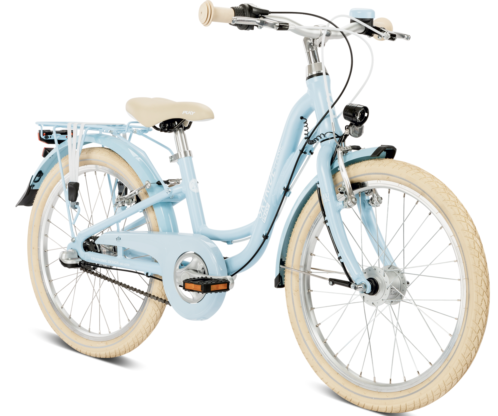 Puky Skyride 20" 3 speed Retro Blauw 6+