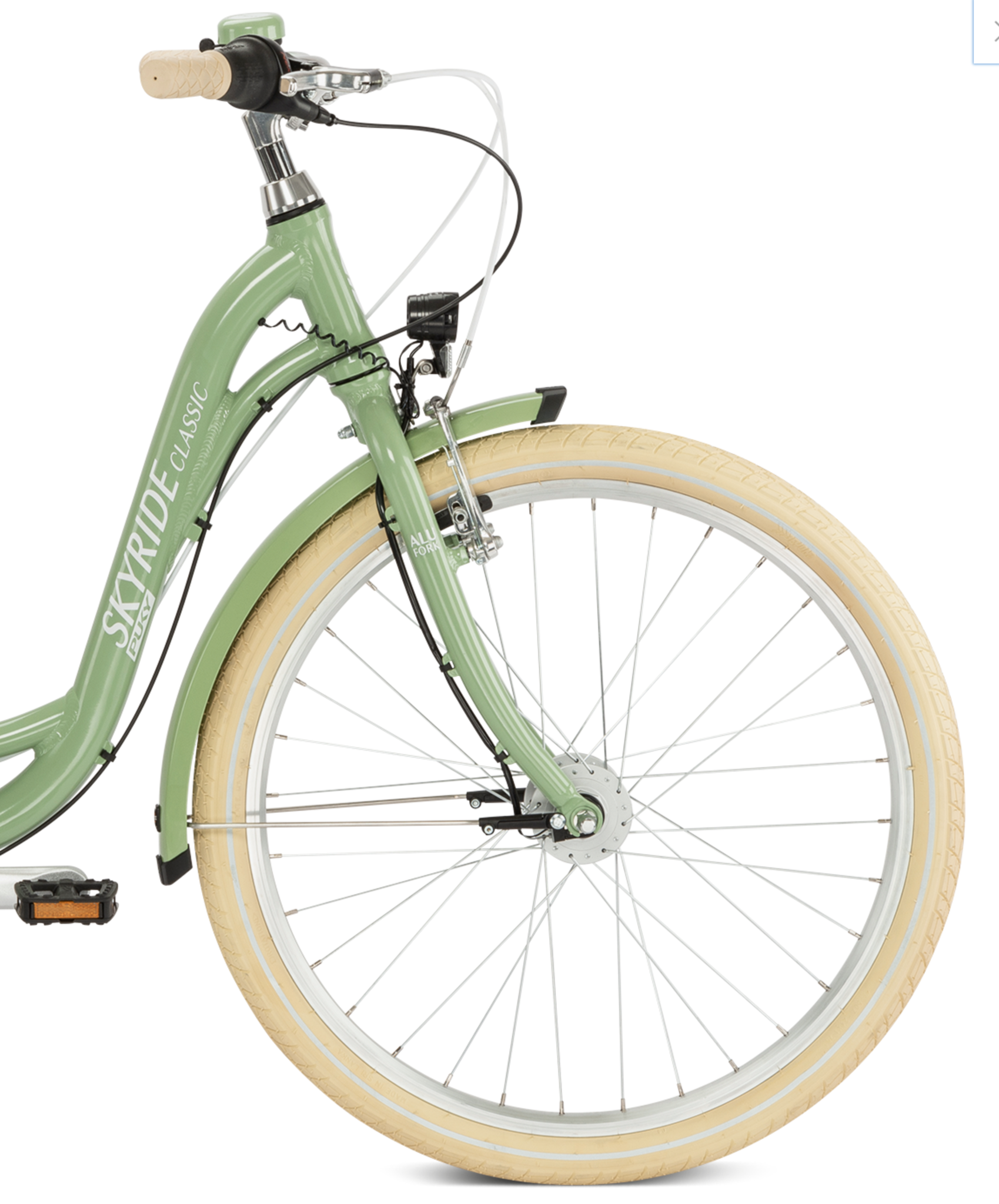 Puky Skyride ALU Light 24" 7 speed Retro Groen Classic 8+