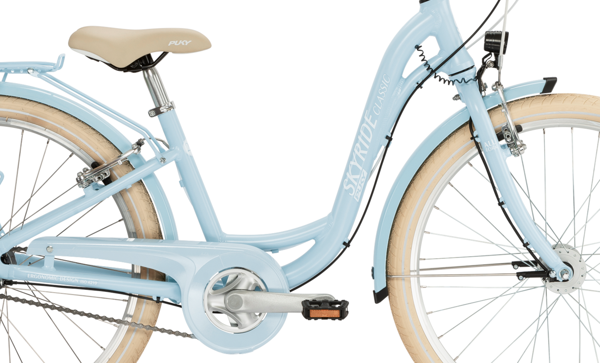 Puky Skyride 24" 3 speed retro blauw Classic 8+