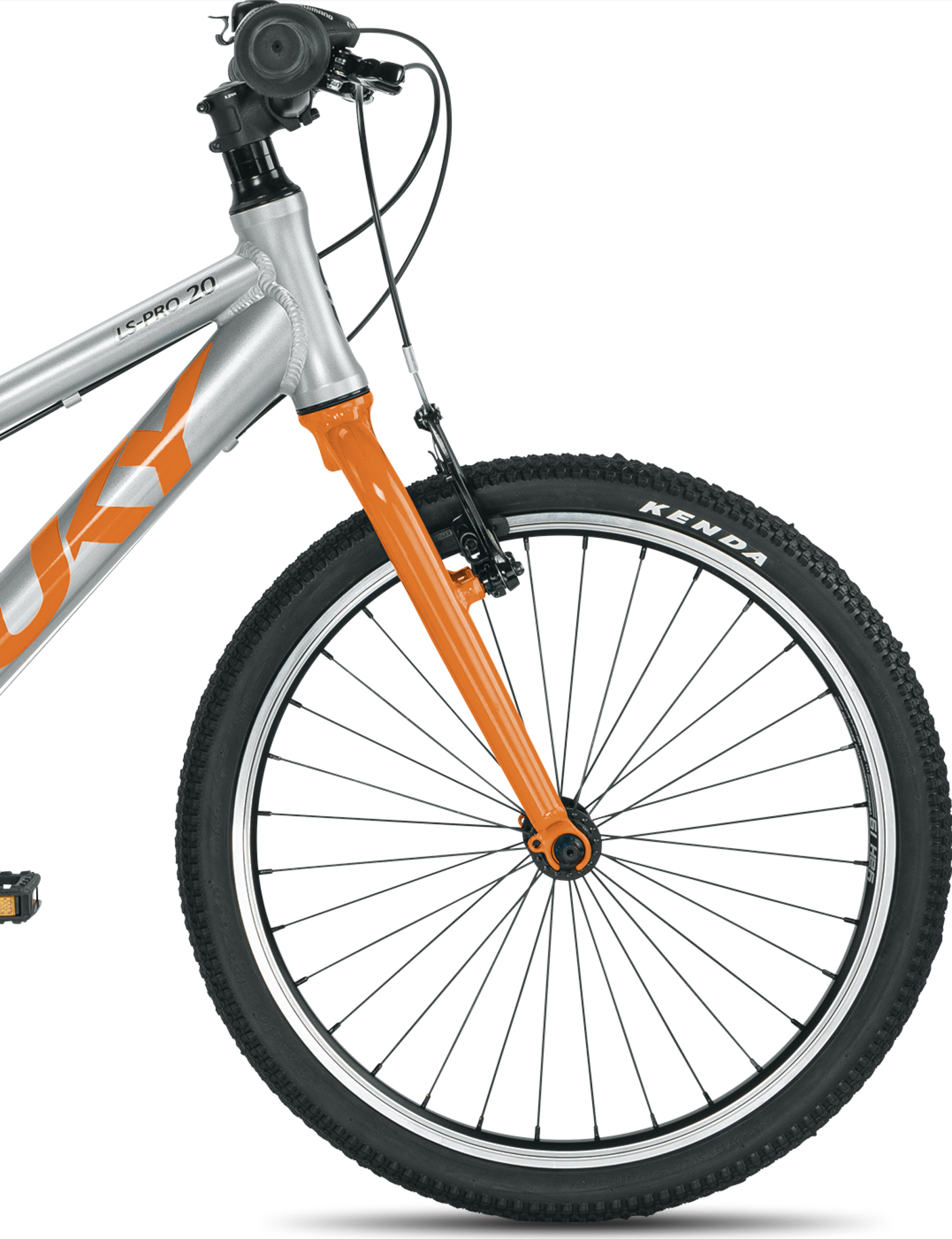 Puky LS-PRO 20" 7-versnelling silver-orange 6+