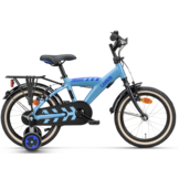 Loekie Snake jongensfiets 16" Sky Blue 4+