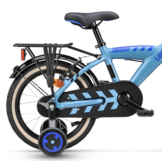 Loekie Snake jongensfiets 16" Sky Blue 4+
