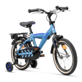 Loekie Snake jongensfiets 16" Sky Blue 4+