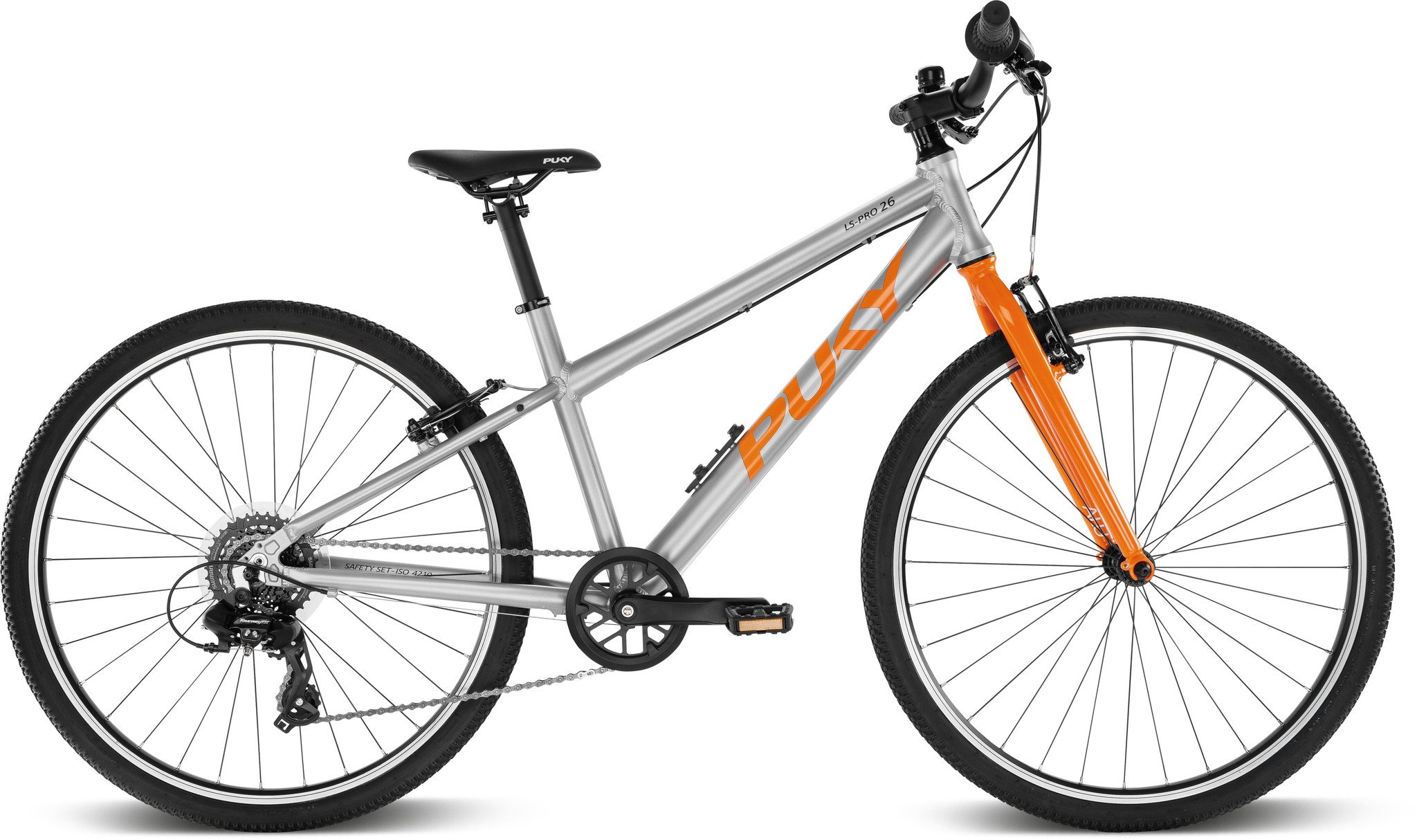 Puky LS-PRO 26" 8-versnelling zilver-oranje 10+