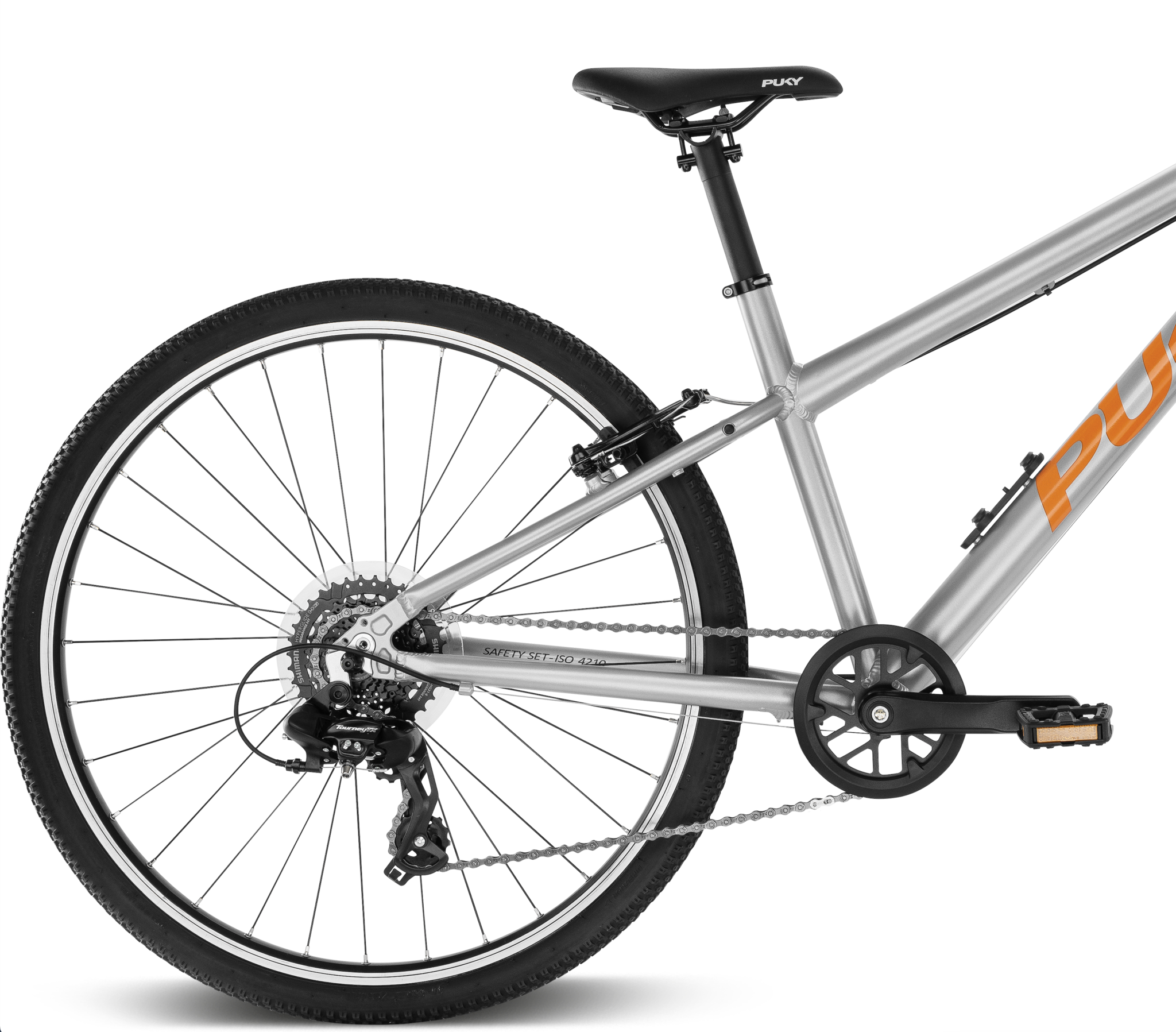 Puky LS-PRO 26" 8-versnelling zilver-oranje 10+
