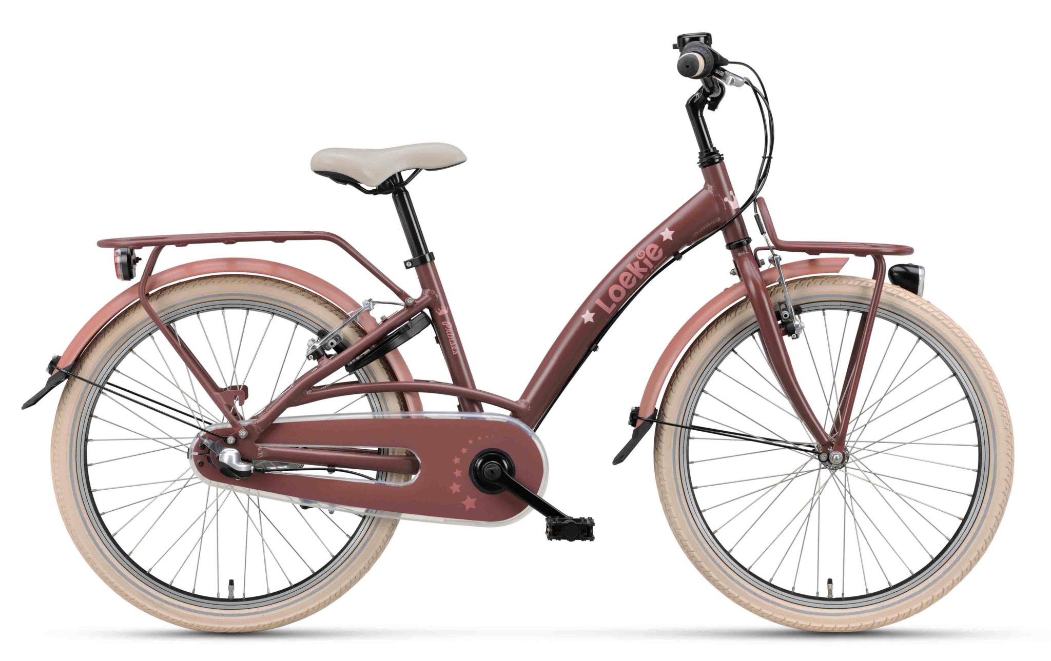 Loekie Prinses meisjesfiets 20" Berry Pink 6+