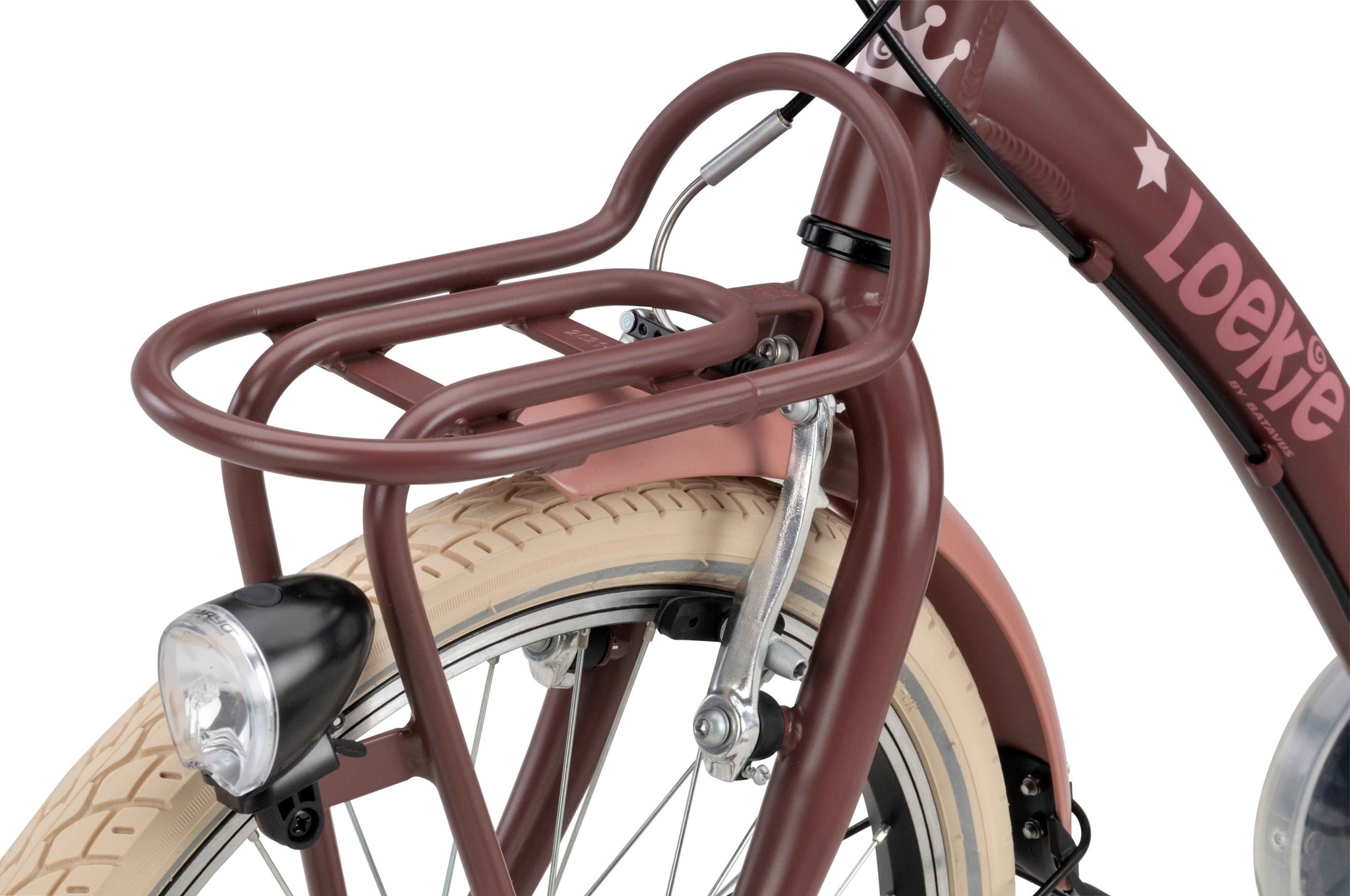 Loekie Prinses meisjesfiets 20" Berry Pink 6+