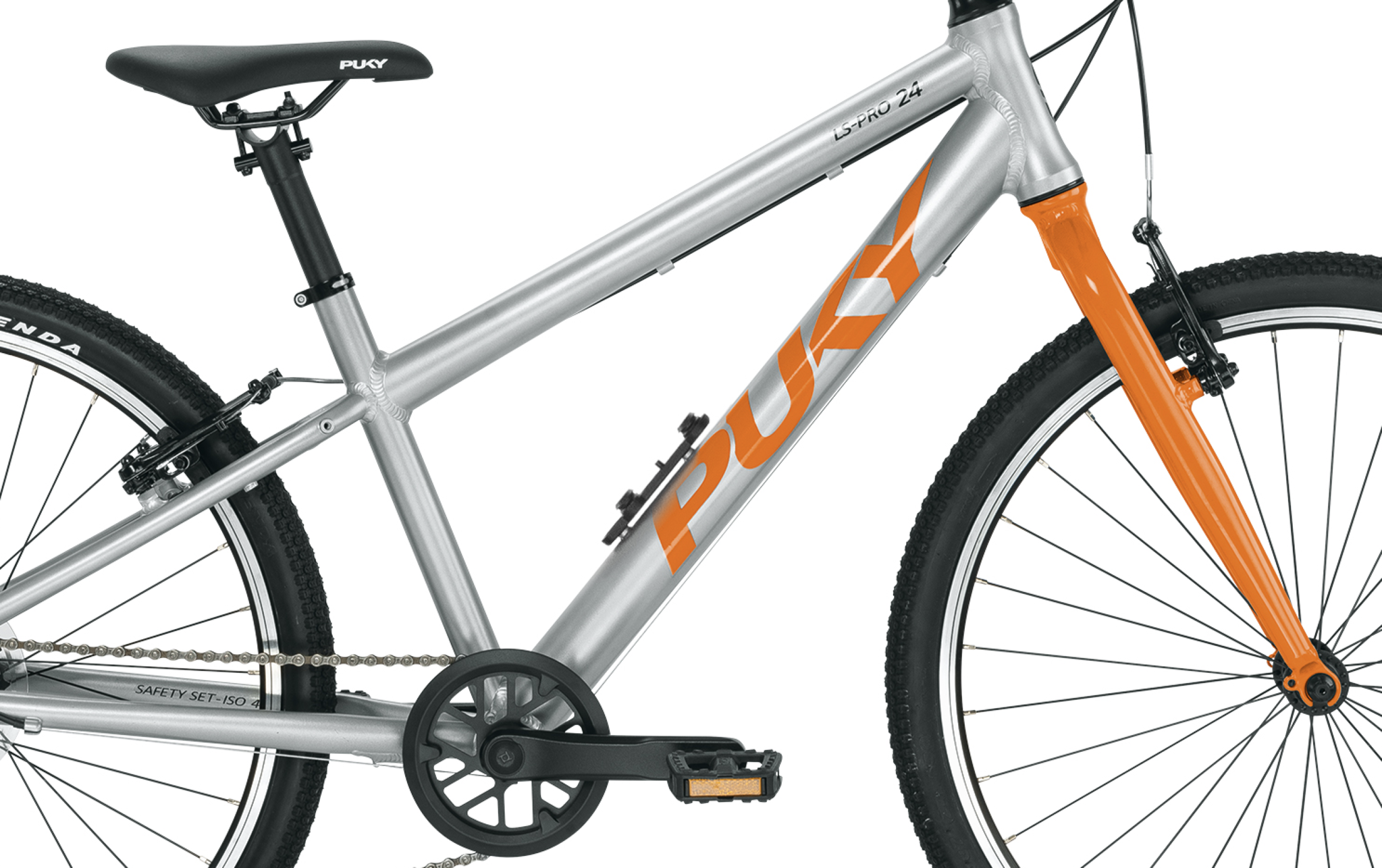 Puky LS-PRO 24" 8-versnelling silver-orange 8+