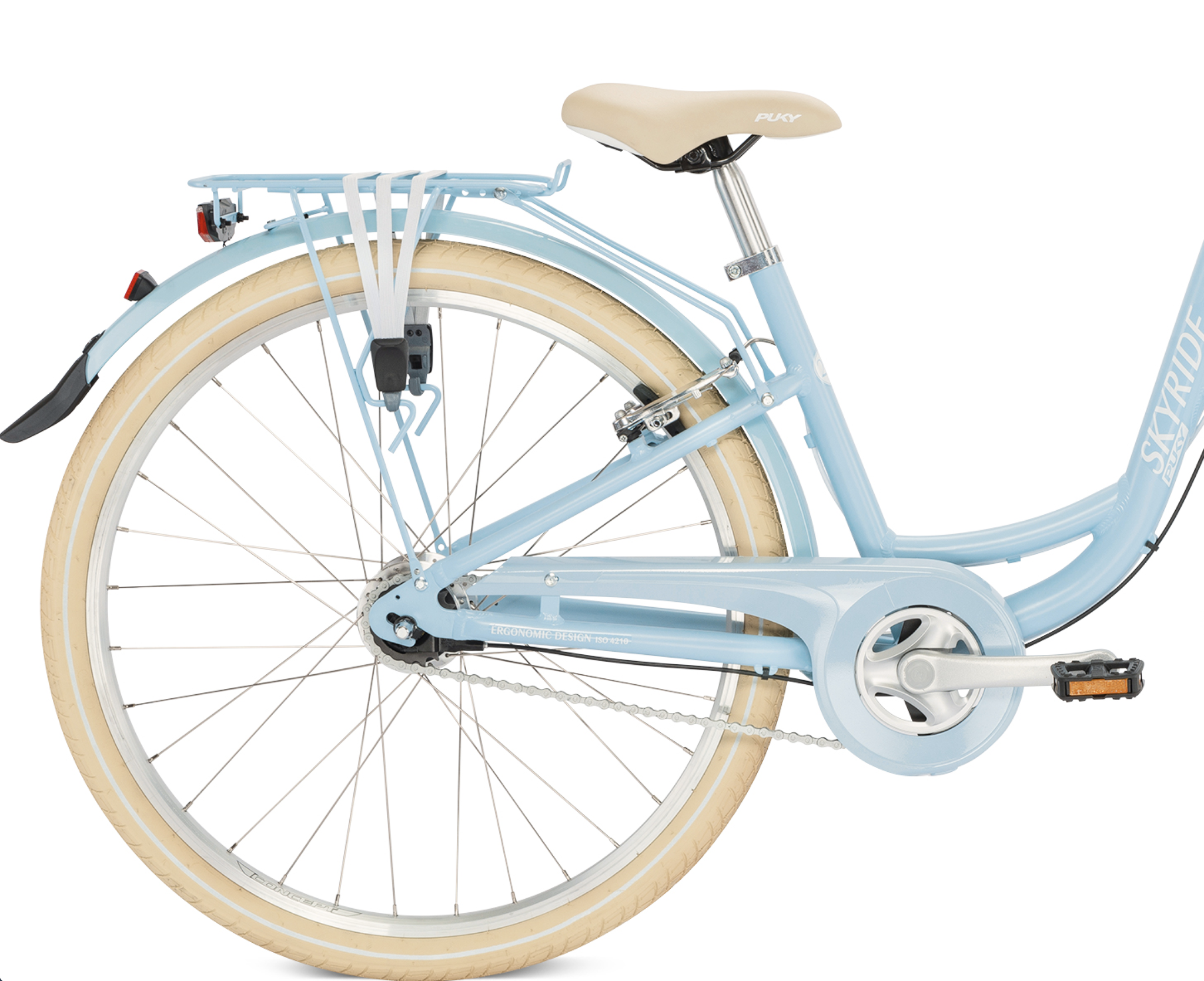 Puky Skyride ALU Light 26" 7 speed hemelblauw Classic 10+