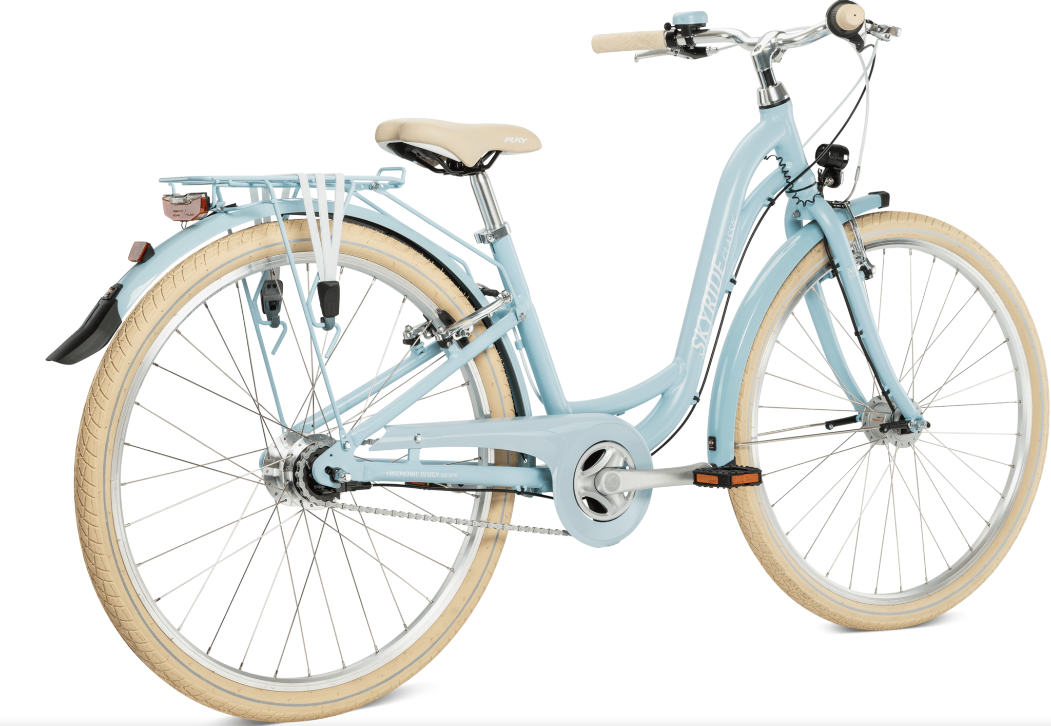 Puky Skyride ALU Light 26" 7 speed hemelblauw Classic 10+