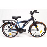 Alpina Yabber jongensfiets 18" Stone Blue - Navy Blue 5+