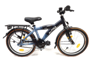 Alpina Yabber jongensfiets 18" Stone Blue - Navy Blue 5+