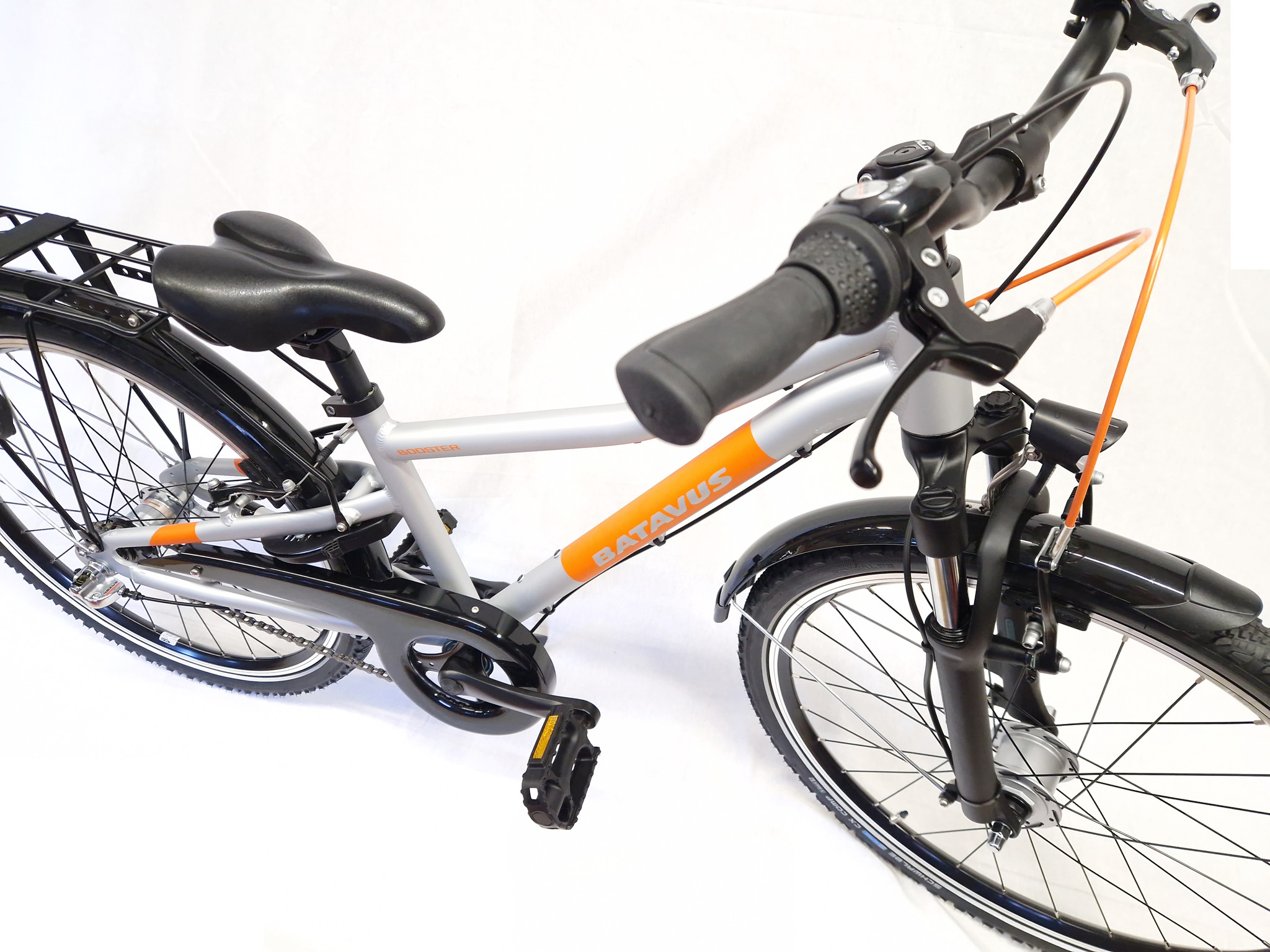 Batavus Booster 3-Speed jongensfiets 24" Gray-metallic 8+