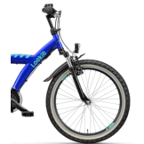 Loekie Snake jongensfiets 22" 3-speed Cobalt Blauw 6+