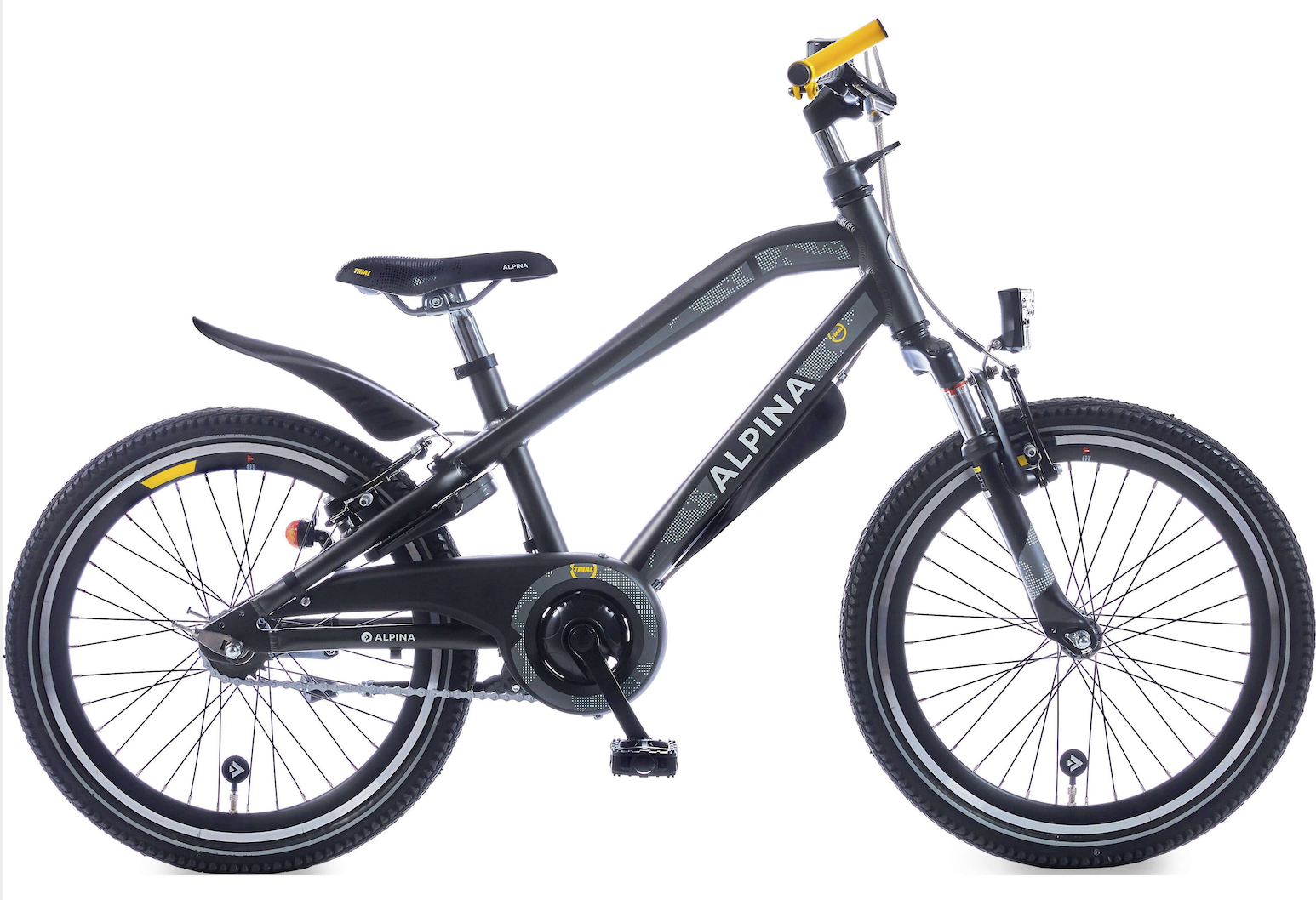 Showroom model - Alpina Trial jongensfiets 20" Space Black Matt 6+
