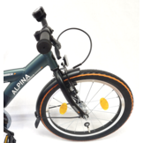 Alpina Yabber jongensfiets 18" Pine Green Matt - Vivid Black Matt 5+