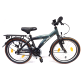 Alpina Yabber jongensfiets 18" Pine Green Matt - Vivid Black Matt 5+