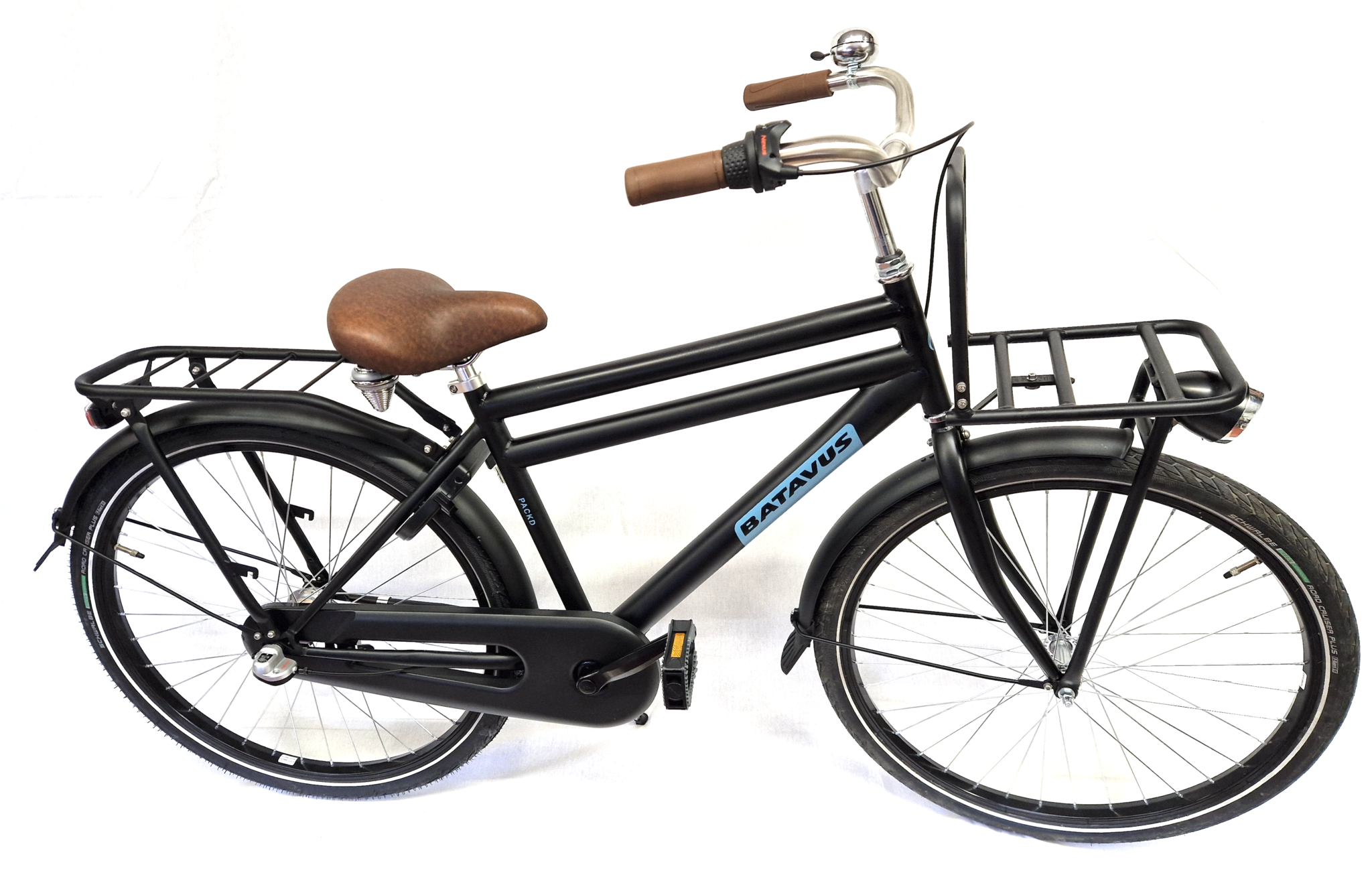 Batavus PACKD Kids jongensfiets 24" 3-speed Zwart Mat 8+