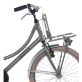 Alpina Cargo meisjesfiets met voordrager 20" Velvet Green Matt 6+