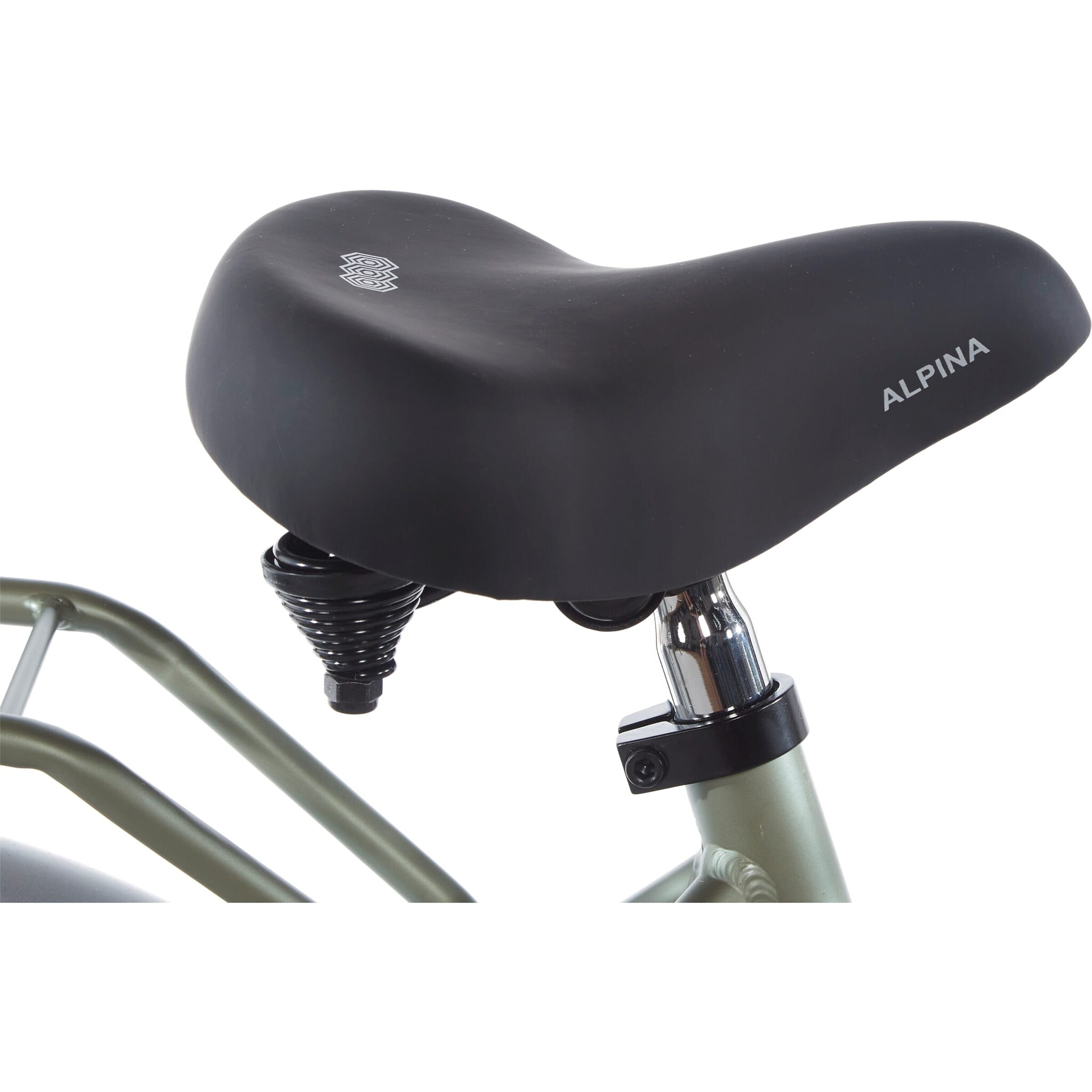Alpina Cargo meisjesfiets met voordrager 22" Velvet Green Matt 6+