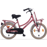 Alpina Cargo meisjesfiets met voordrager 18" Berry Red Matt 5+