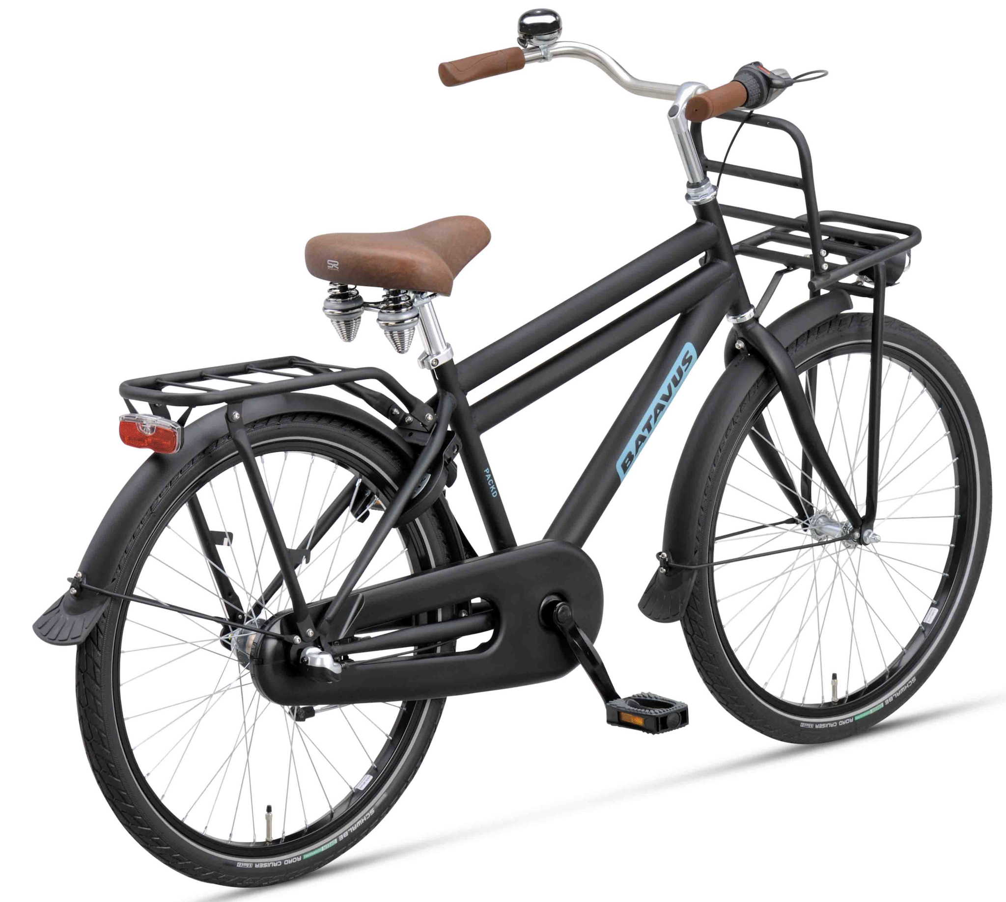 Batavus PACKD Kids jongensfiets 24" 3-speed Zwart Mat 8+