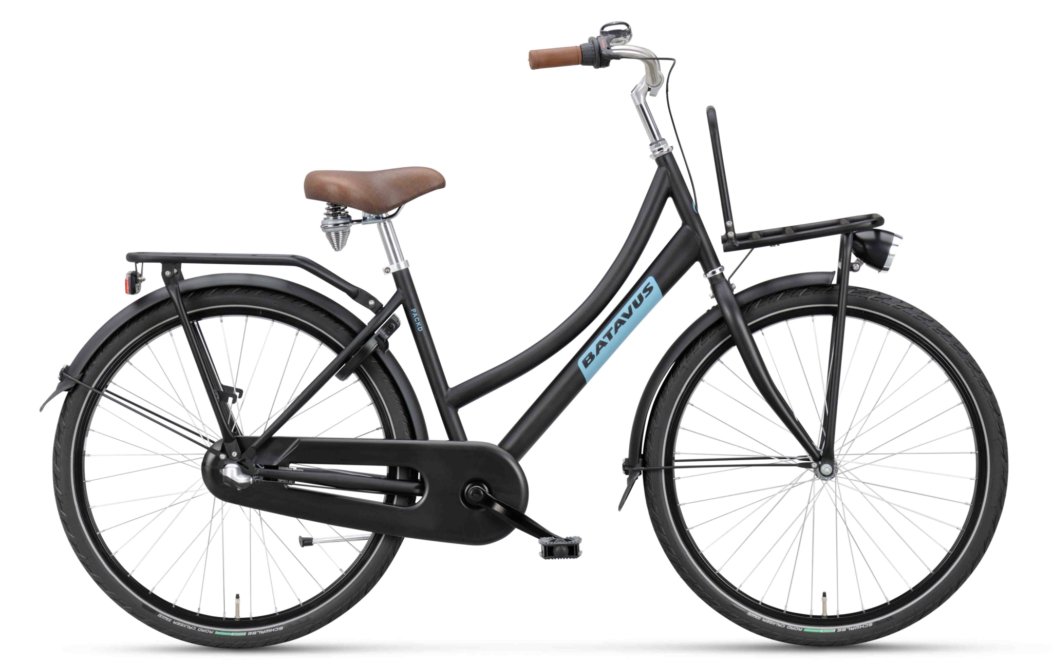 Batavus PACKD meisjesfiets 24" 3-speed Zwart Mat 8+