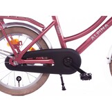 Alpina Cargo meisjesfiets met voordrager 16" Berry Red Matt 4+