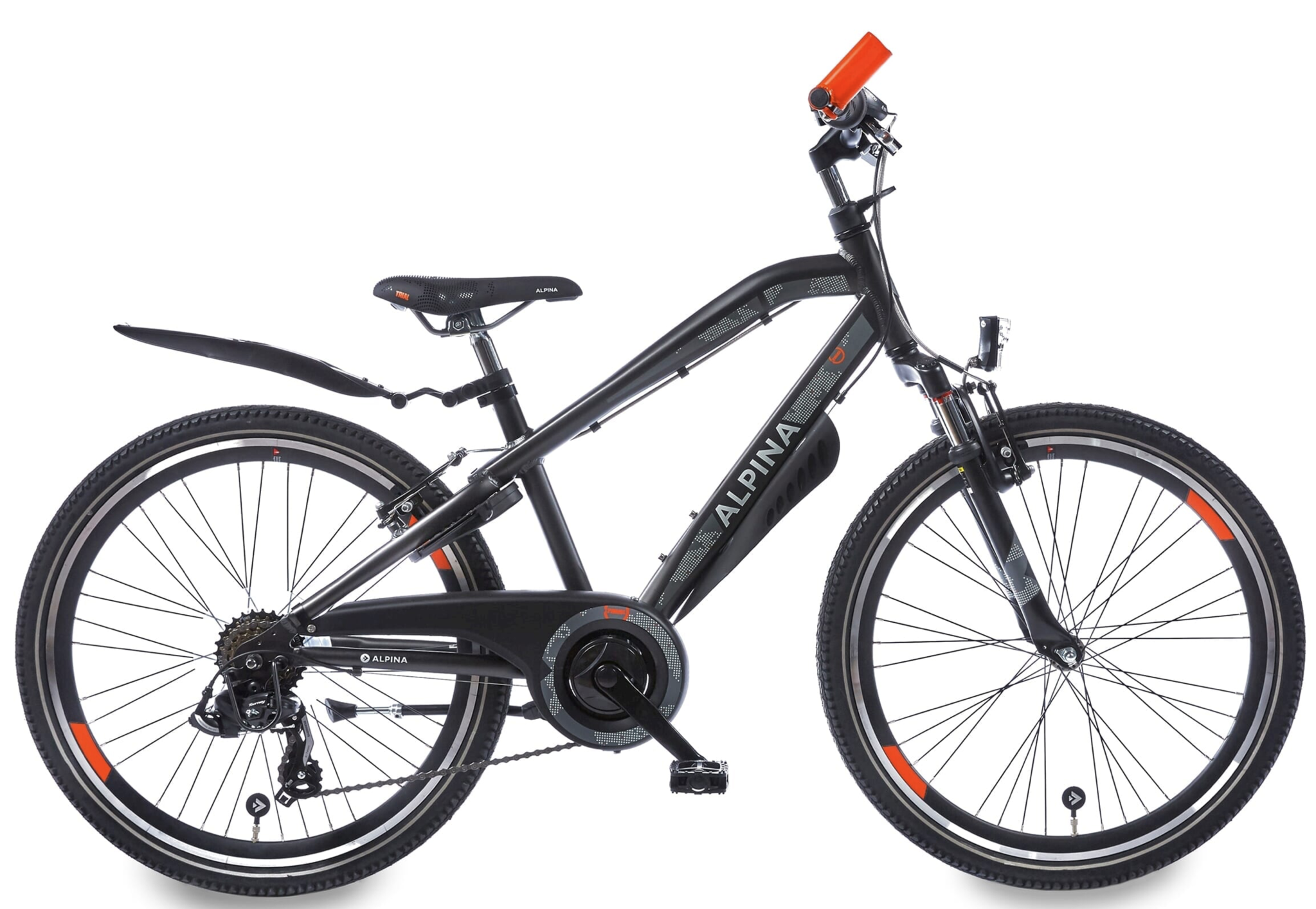 Alpina Trial jongensfiets 24" 7 versnellingen Space Black Matt 8+