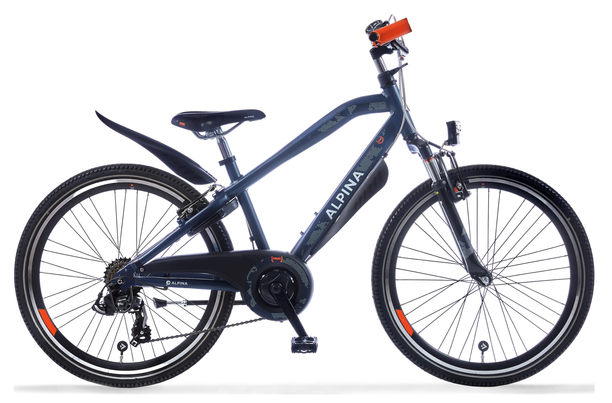 Alpina Trial jongensfiets 24" 7 versnellingen Classic Blue Matt 8+