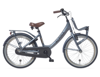 Alpina Clubb meisjesfiets met voordrager 20" Satin Blue Matt 6+