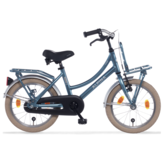 Alpina Cargo meisjesfiets met voordrager 18" Steel Blue Matt 5+