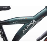 Alpina Yabber jongensfiets 20" Pine Green Matt - Vivid Black Matt 6+