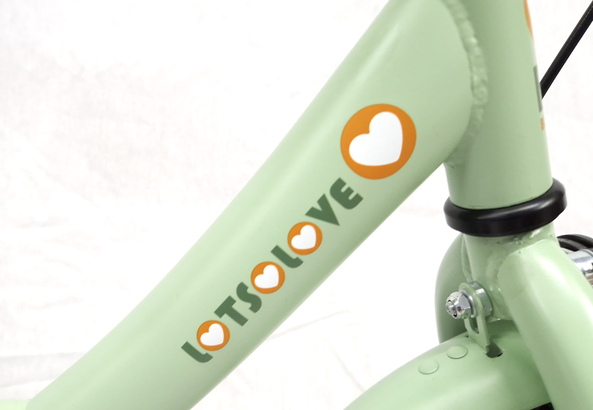 BikeFun meisjesfiets 12" Lots of Love Groen 3+