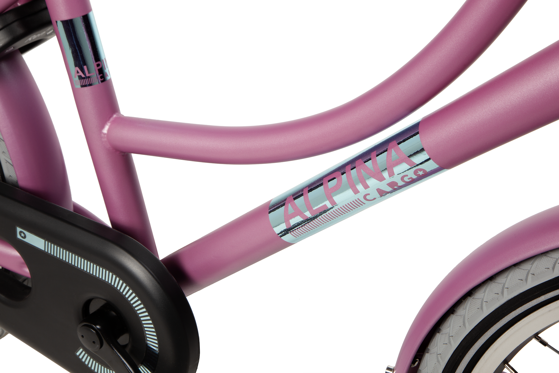 Showroom model - Alpina Cargo meisjesfiets met voordrager 22" Fuchsia Pink Matt 6+