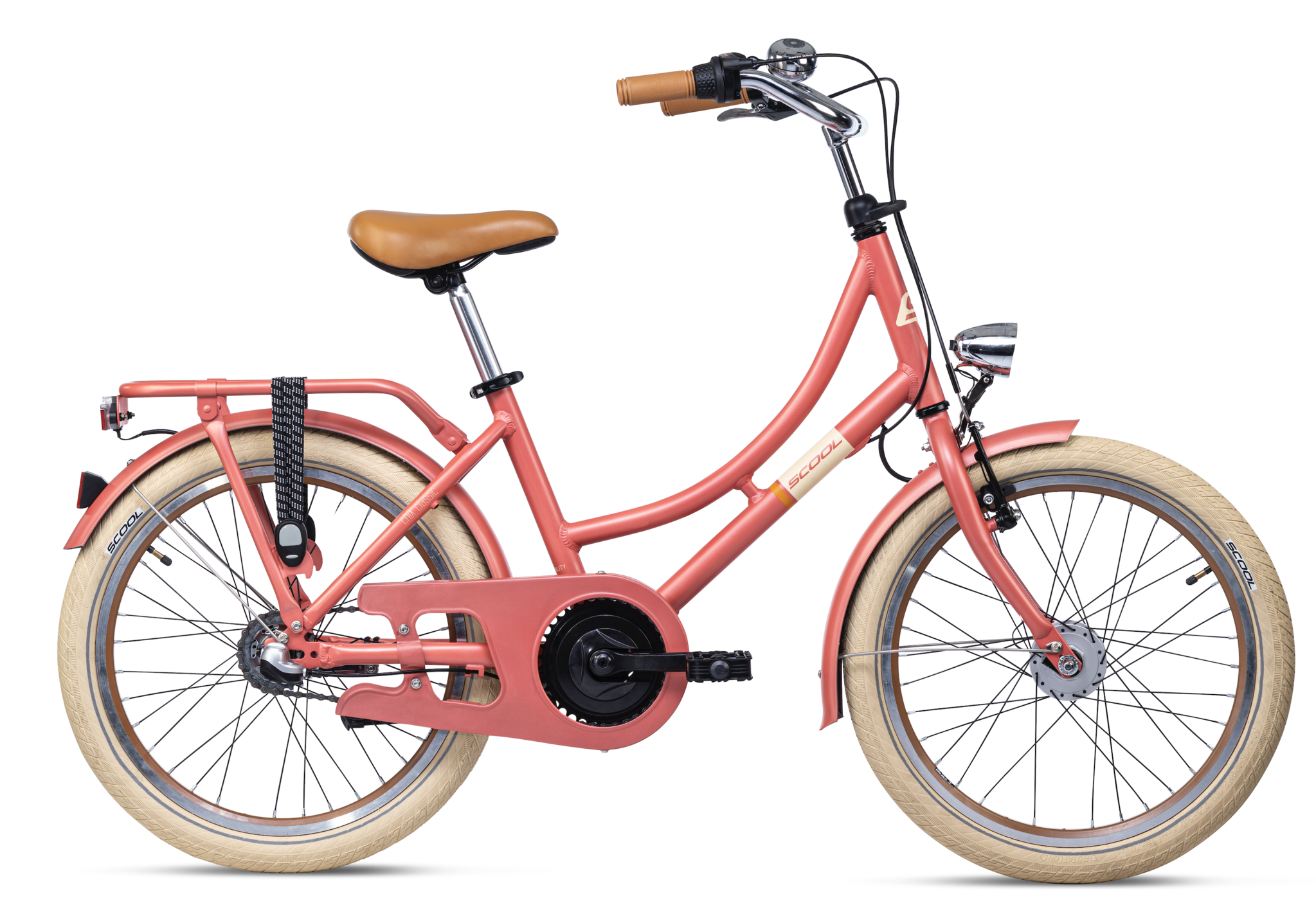 S'COOL chiX classic 20" Retro roze 3-Speed 6+
