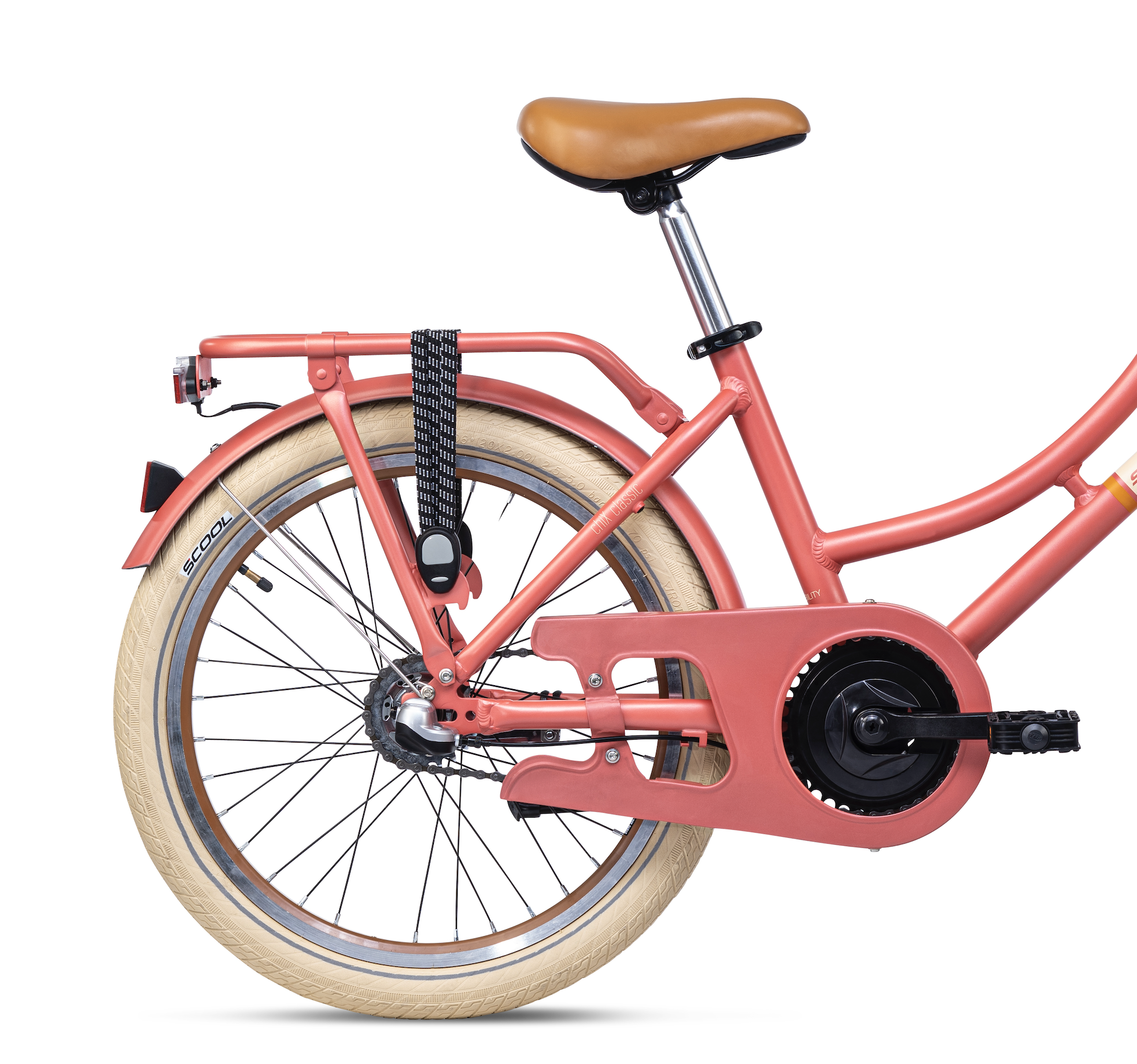 S'COOL chiX classic 20" Retro roze 3-Speed 6+