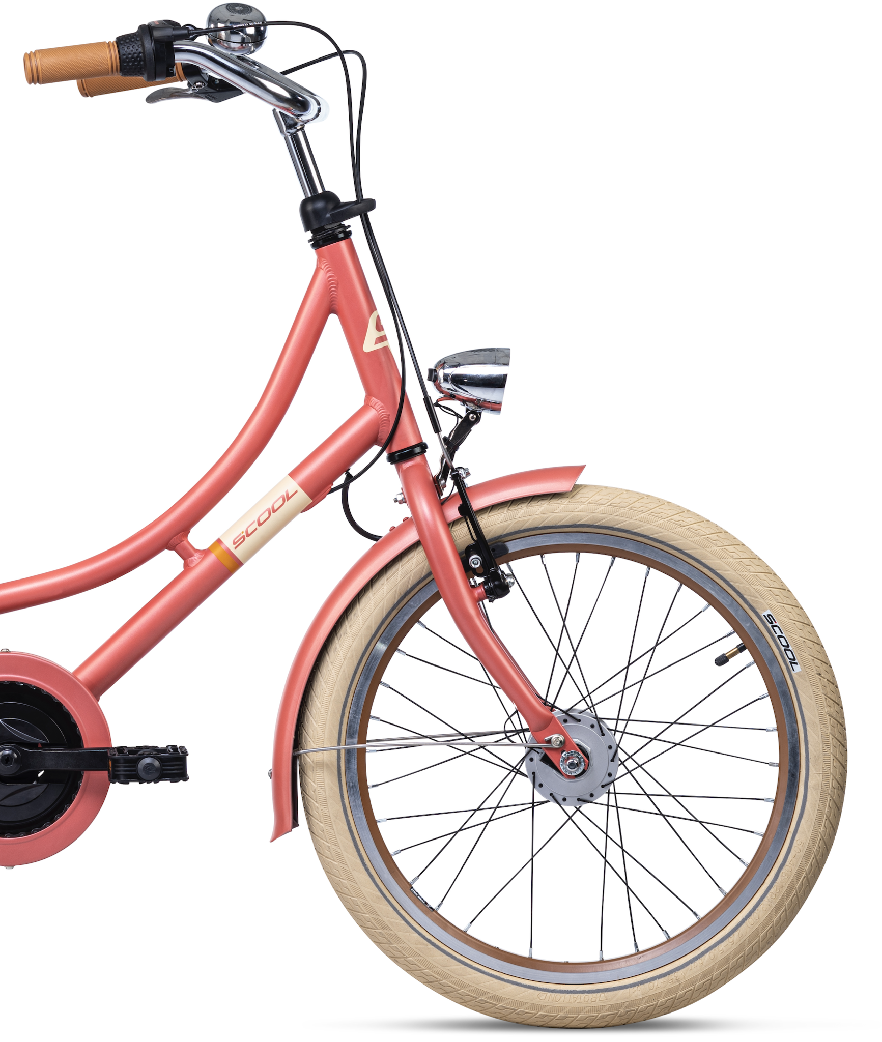 S'COOL chiX classic 20" Retro roze 3-Speed 6+