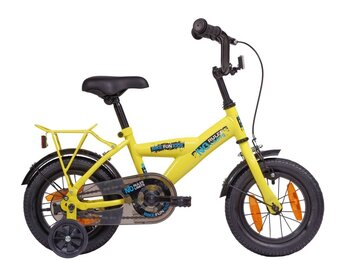 Showroom model - BikeFun jongensfiets No Limit 12" Geel 3+
