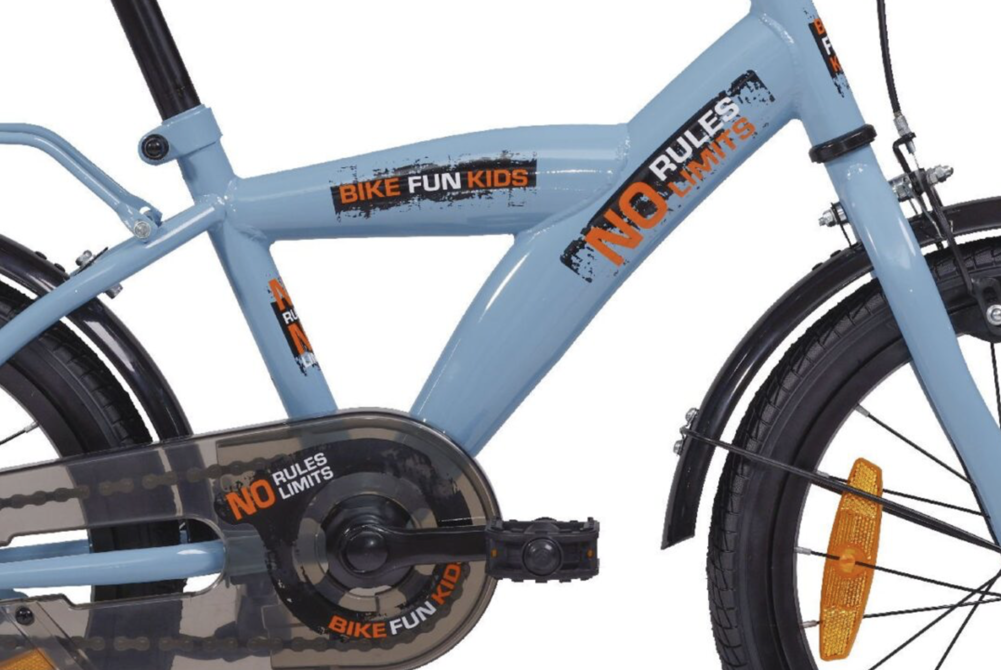 BikeFun jongensfiets No Limit 16" Blauw 4+