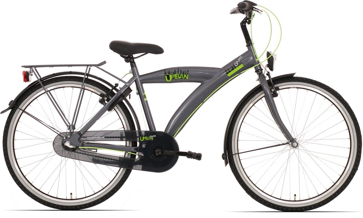 Bike Fun Urban city jongens 26" 3 versnellingen Titanium 10+