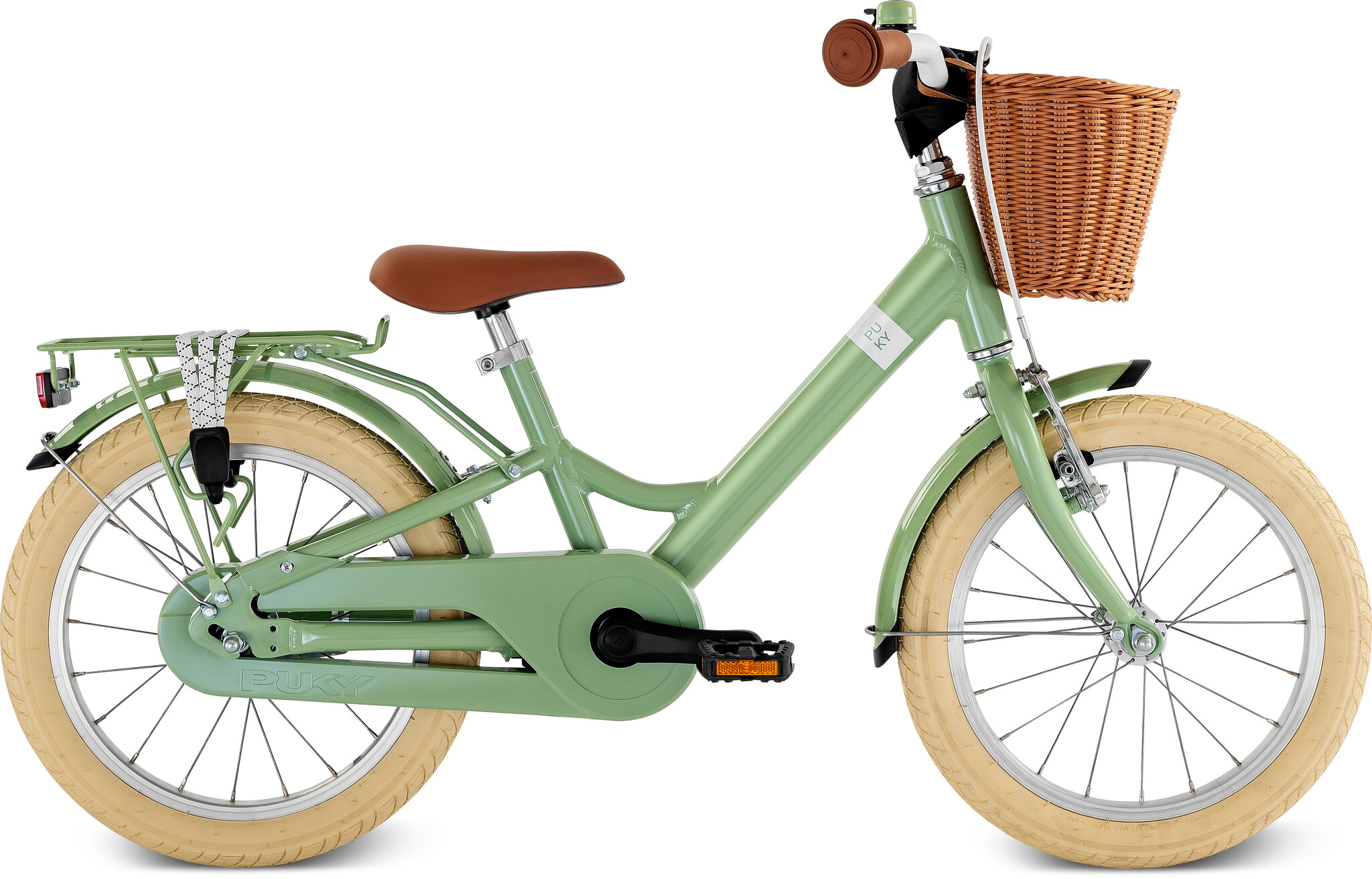 Puky 16" YOUKE aluminium Classic retro groen 4+