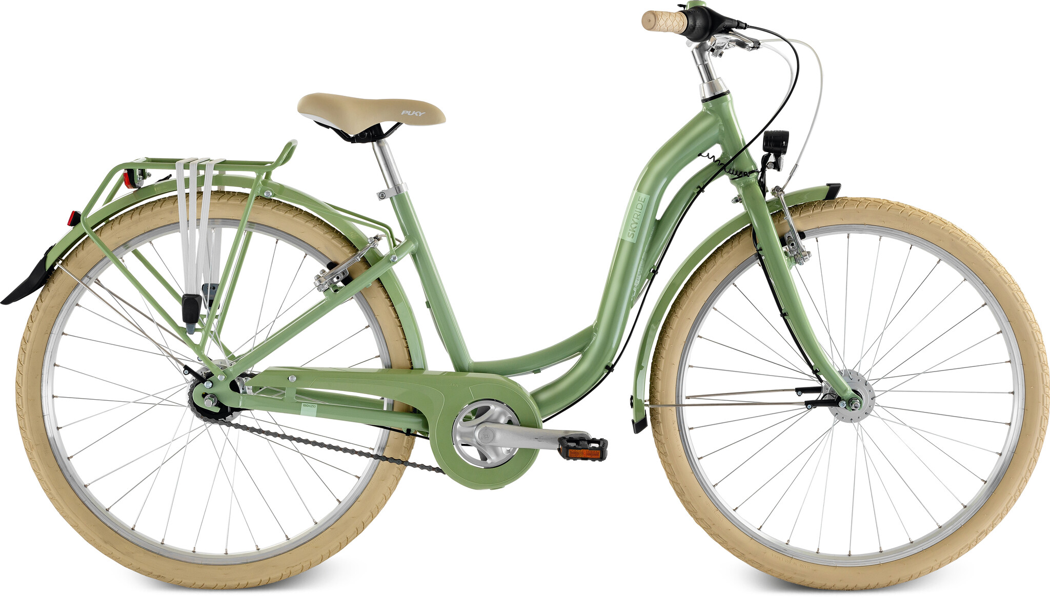 Puky Skyride ALU Light 26" 7 speed Retro Groen Classic 10+