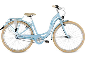 Puky Skyride ALU Light 26" 7 speed retro blauw Classic 10+
