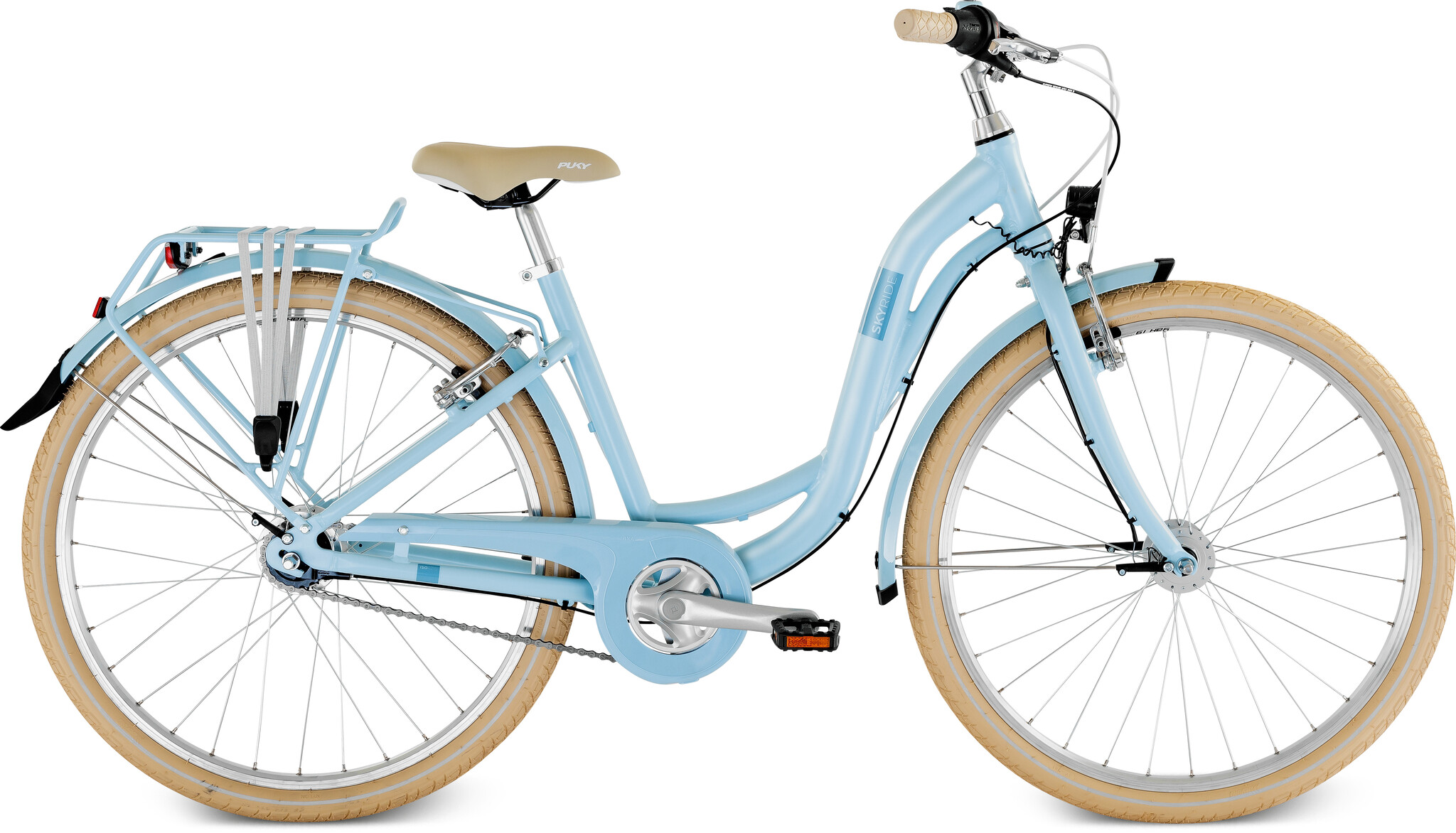 Puky Skyride ALU Light 26" 7 speed retro blauw Classic 10+