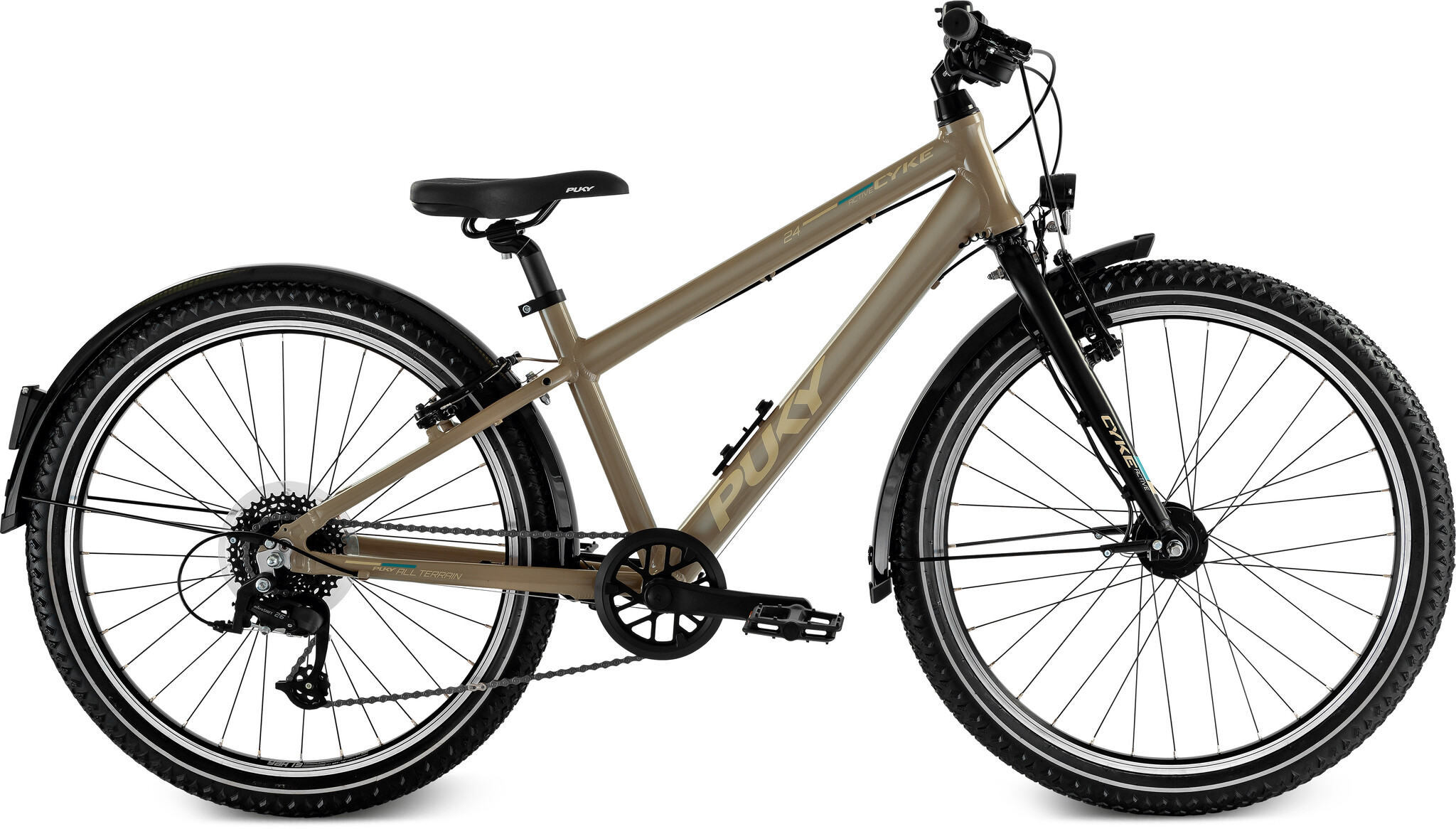 Puky CYKE  Active 24" 8-speed Dusty Sand - Black 8+