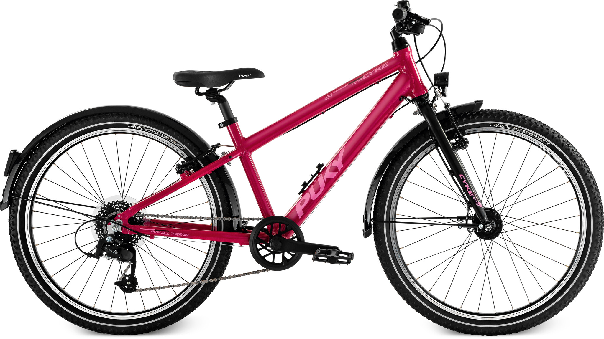 Puky CYKE  Active 24" 8-speed Berry - Black 8+