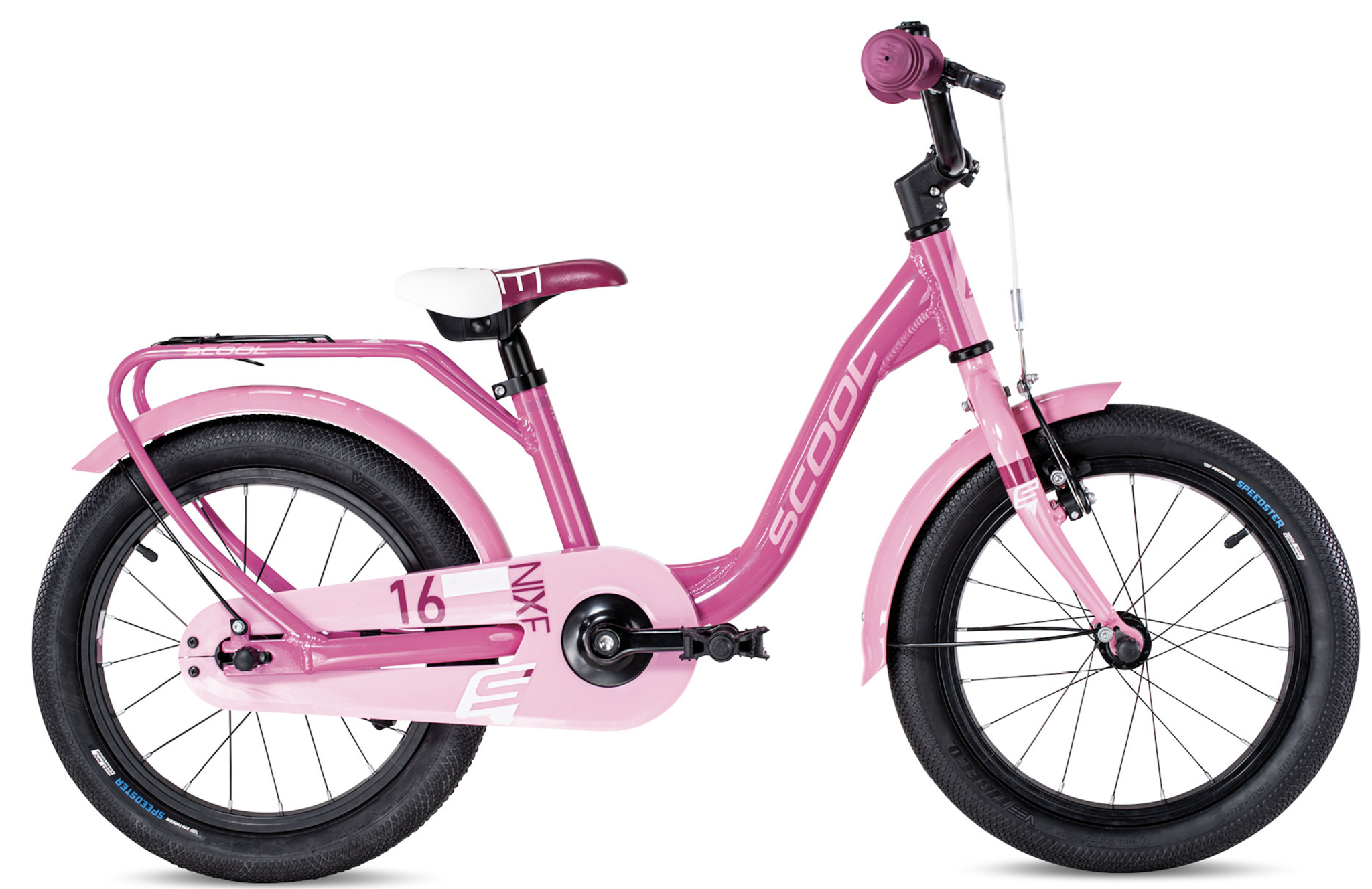 S'COOL niXe 16" Pink - Baby Pink 4+