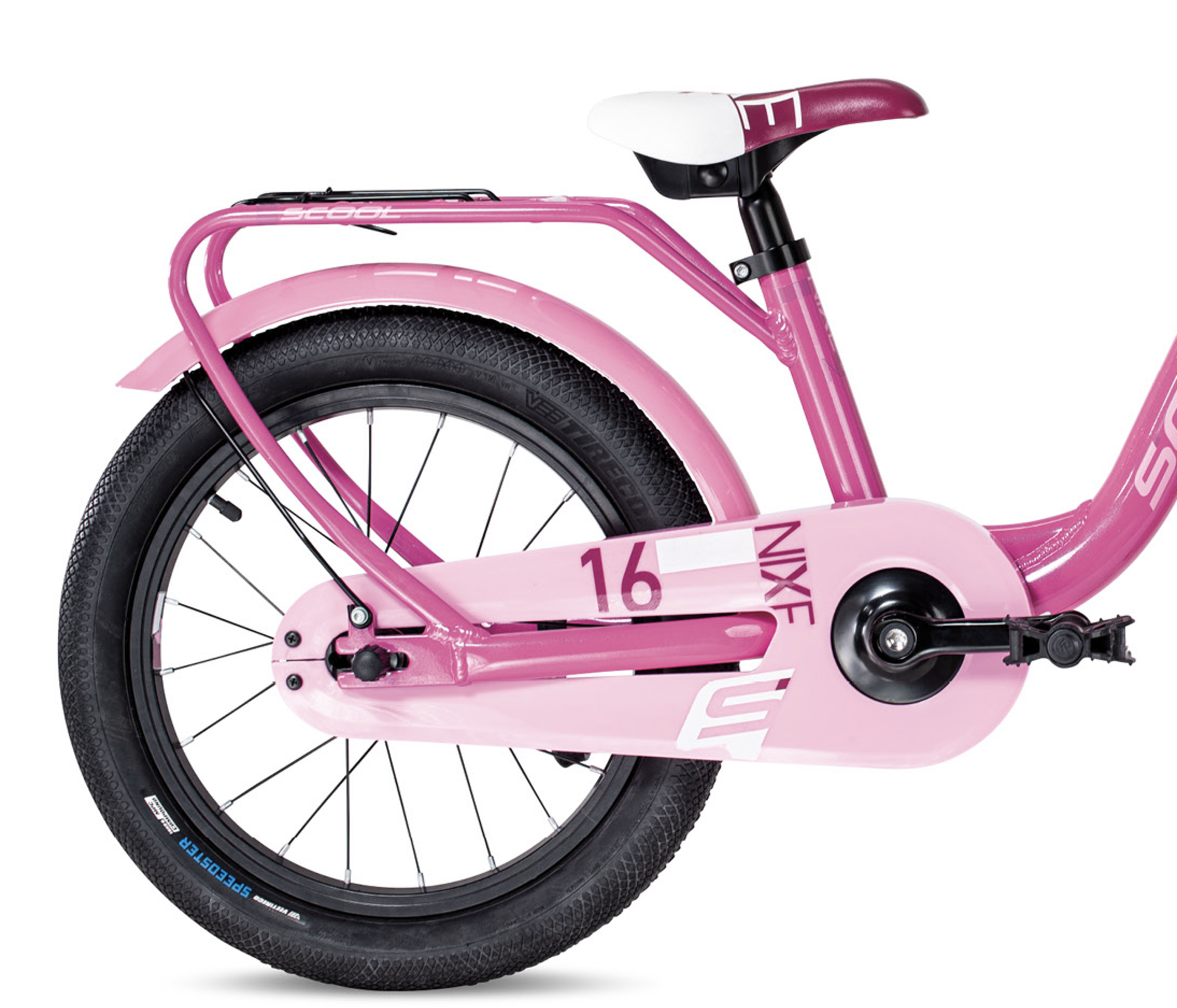S'COOL niXe 16" Pink - Baby Pink 4+